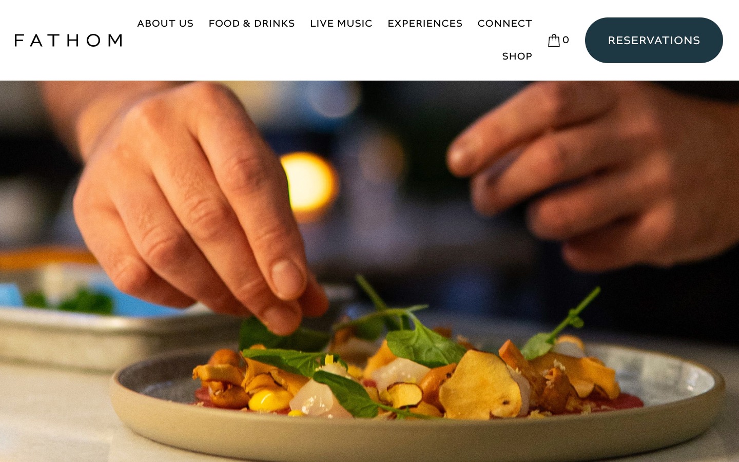 The current homepage